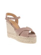 Blaudell Wedge Espadrille In Dusty Pink Canvas Castañer Blaudell Wedge Espadrille In Dusty Pink Canvas - DUST