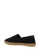 Saint Laurent Canvas Espadrilles With Side Logo Saint Laurent Canvas Espadrilles With Side Logo - Black