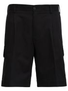 Dolce & Gabbana Five Pockets Bermuda Shorts In Black Jersey Dolce & Gabbana Five Pockets Bermuda Shorts In Black Jersey - Black
