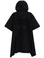 Moncler Hooded Cape In Black Modal Moncler Hooded Cape In Black Modal - Black