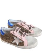 Golden Goose Multicolor ''old School'' Sneakers For Girl Golden Goose Multicolor ''old School'' Sneakers For Girl - White