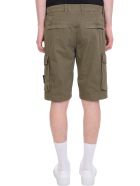 Stone Island Shorts In Green Cotton Stone Island Shorts In Green Cotton - green