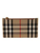 Burberry Somerset Vintage Check Card Holder Burberry Somerset Vintage Check Card Holder - Tan