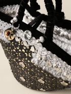 Sikuly Handbag Munita Sikuly Coffa Bag In Perforated Leather With Bells Sikuly Handbag Munita Sikuly Coffa Bag In Perforated Leather With Bells - Multicolor