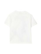 Fendi White T-shirt With Print Fendi White T-shirt With Print - Gesso