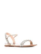 Casadei Sandals With Silver Studs Casadei Sandals With Silver Studs - Metallic