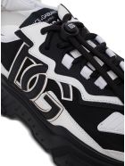 Dolce & Gabbana Daymaster Black And White Nylon Blend Sneaker Dolce & Gabbana Daymaster Black And White Nylon Blend Sneaker - Black