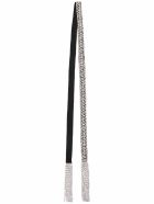 Isabel Marant Silk Blend Scarf With Crystal Decoration Isabel Marant Silk Blend Scarf With Crystal Decoration - Black