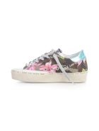 Golden Goose Hi Star Camouflage Hibiscus Upper Suede Star Laminated Heel Golden Goose Hi Star Camouflage Hibiscus Upper Suede Star Laminated Heel - Multi