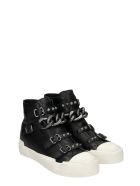 Ash Galaxy Sneakers In Black Leather Ash Galaxy Sneakers In Black Leather - black