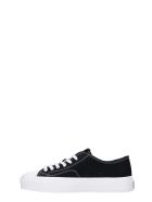 Givenchy City Low Sneakers In Black Canvas Givenchy City Low Sneakers In Black Canvas - black