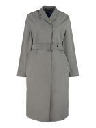 Prada Techno Fabric Trench Coat Prada Techno Fabric Trench Coat - grey