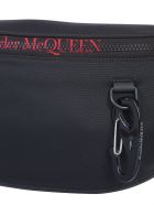 Pouch With Logo Alexander McQueen Pouch With Logo - Nero