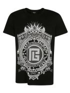 Balmain Varsity Logo T-shirt Balmain Varsity Logo T-shirt - Black