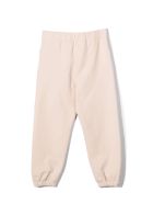 Douuod Ecru Nude Stretch-cotton Track Trousers Douuod Ecru Nude Stretch-cotton Track Trousers - Bianco