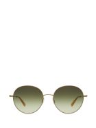 Garrett Leight Garrett Leight Valencia Sun Matte Gold-blonde Sunglasses Garrett Leight Garrett Leight Valencia Sun Matte Gold-blonde Sunglasses - Matte Gold-Blonde