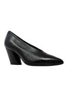 Halmanera Leather Pumps Halmanera Leather Pumps - BLACK