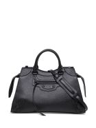 Balenciaga Neo Classic City Handbag In Black Hammered Leather Balenciaga Neo Classic City Handbag In Black Hammered Leather - Black