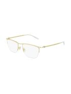 Montblanc MB0170O Eyewear Montblanc MB0170O Eyewear - Gold Gold Transparent