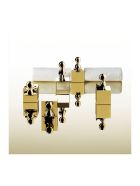 Omini - Napkin Holder 1 Polished Brass Ghidini 1961 Omini - Napkin Holder 1 Polished Brass - Polished brass