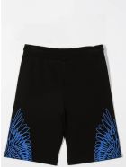 Marcelo Burlon Wings-print Track Shorts Marcelo Burlon Wings-print Track Shorts - Nero