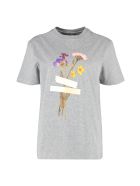 Golden Goose Printed Cotton T-shirt - Dream Maker Collection Golden Goose Printed Cotton T-shirt - Dream Maker Collection - grey