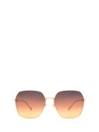 Gucci Gucci Gg0882sa Gold Sunglasses Gucci Gucci Gg0882sa Gold Sunglasses - Gold