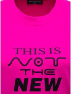 Balenciaga "this Is Not" T-shirt In Pink Technical Jersey Balenciaga "this Is Not" T-shirt In Pink Technical Jersey - Fuxia