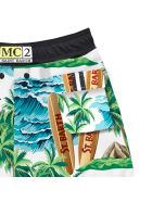 Hawaiian Dream Print Boy Swim Shorts MC2 Saint Barth Hawaiian Dream Print Boy Swim Shorts