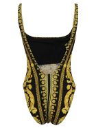Versace Floral Printed Top Versace Floral Printed Top - Black