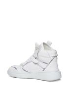 Givenchy High Top Wing Sneakers In Leather With Logo Givenchy High Top Wing Sneakers In Leather With Logo - White