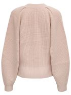 Isabel Marant Billie Wool And Cashmere Long-sleeved Sweater Isabel Marant Billie Wool And Cashmere Long-sleeved Sweater - Beige