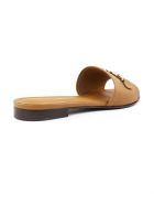 Salvatore Ferragamo Brown Leather Sandal Salvatore Ferragamo Brown Leather Sandal - Cuoio