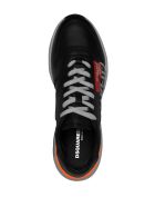 Man Black Made In Italy Dsquared2 D24 Sneakers Dsquared2 Man Black Made In Italy Dsquared2 D24 Sneakers