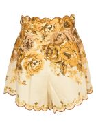 Zimmermann Aliane Scallop Short Zimmermann Aliane Scallop Short - AMBER FLORAL