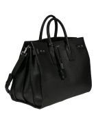 Saint Laurent Detachable Strap Tassel Detail Tote Saint Laurent Detachable Strap Tassel Detail Tote - Black