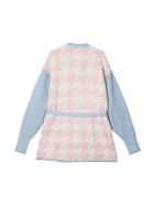 Simonetta Kids Teen Multicolored Cardigan Simonetta Kids Teen Multicolored Cardigan - Rosa/argento