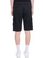 Stone Island Shorts In Black Cotton Stone Island Shorts In Black Cotton - black