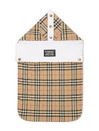 Burberry Beige Cotton Check Print Baby Nest Burberry Beige Cotton Check Print Baby Nest - Check