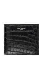Leather Wallet Saint Laurent Leather Wallet - Nero