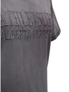 Alberta Ferretti Cotton T-shirt With Logo Alberta Ferretti Cotton T-shirt With Logo - Grey