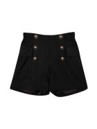 Balmain Black Bermuda Shorts Teen Balmain Black Bermuda Shorts Teen - Nero/oro