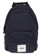 Y-3 Logo Patched Backpack Y-3 Logo Patched Backpack - Blue