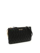 Miu Miu Matelasse Chain Pouch Miu Miu Matelasse Chain Pouch - Nero