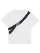 Fendi Jersey T-shirt With Front Belt Bag Print Fendi Jersey T-shirt With Front Belt Bag Print - White