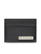 Balenciaga Plate Card Holder Balenciaga Plate Card Holder - Black