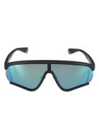 MSGM Polaroid Logo Sunglasses MSGM Polaroid Logo Sunglasses - Black/Blue