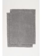 Heavy Linen Placemats Once Milano Heavy Linen Placemats - Grey