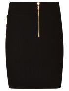 Balmain Button Embellished Short Skirt Balmain Button Embellished Short Skirt - Black