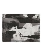 Dolce & Gabbana Logo Plaque Card Holder Dolce & Gabbana Logo Plaque Card Holder - Black/White/Grey